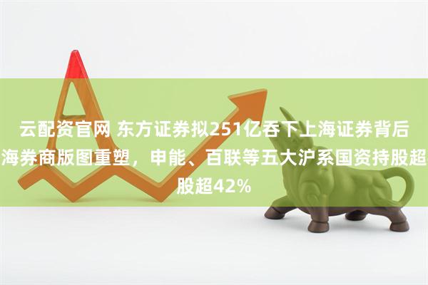 云配资官网 东方证券拟251亿吞下上海证券背后：上海券商版图重塑，申能、百联等五大沪系国资持股超42%
